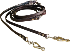 Vypouštěcí vodítko pro dva psy z ploché kůže
