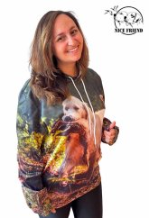 Unisex funkční 3D mikina s Vaší fotografií