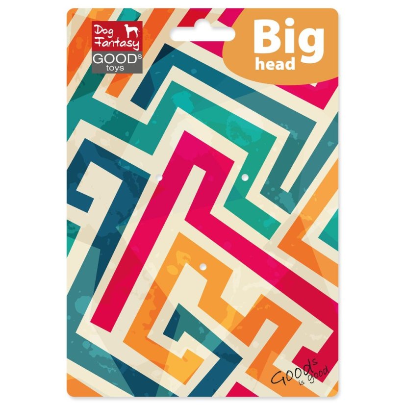 Hračka Dog Fantasy Big head slon plyšový pískací 30cm