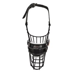 Náhubek černý/kůže dobrman, beauceron - pes