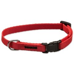 Obojek BAF nylon červený 1x26-35cm
