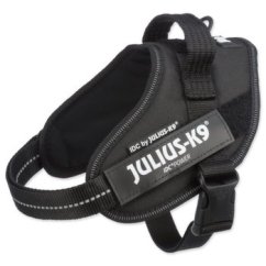 Postroj Trixie Julius-K9® IDC® černý XS/Mini: 40–53cm*22mm