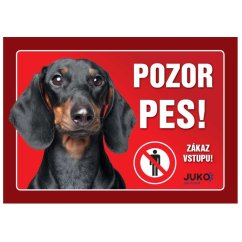 Cedulka Juko JEZEVČÍK hladkosrstý černý