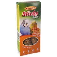 Tyčinka Avicentra Deluxe andulka, s vejci a medem 2ks