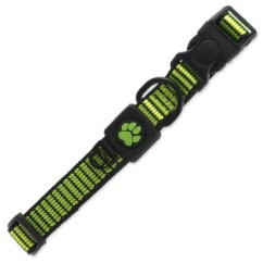 Obojek Active Dog Strong M limetka 2x34-49cm