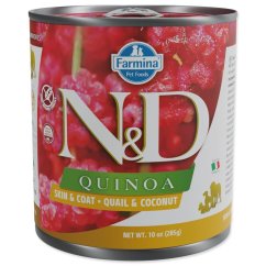 Konzerva N&D Dog Quinoa Quail & Coconut 285g