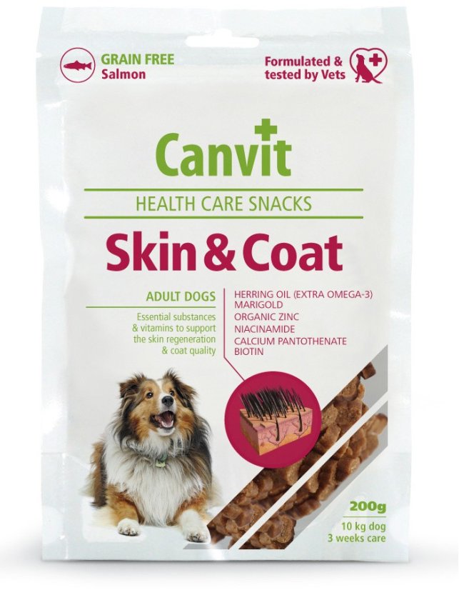 Canvit SNACKS Dog Skin & Coat 200 g 