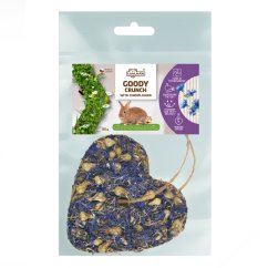 Bezobilné bylinkové srdce Goody Crunch - chrpa 80 g