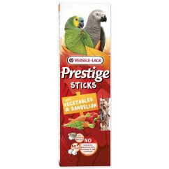 Tyčinky Versele-Laga  Prestige papoušek se zeleninou a pampeliškou 140g 2ks