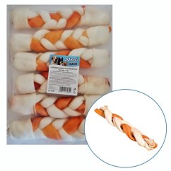 Copánek buvolí dvoubarevný JUKO Snacks 22,5 cm (6 ks)