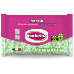 Ubrousky Inodorina čistící Chlorhexidin 40ks