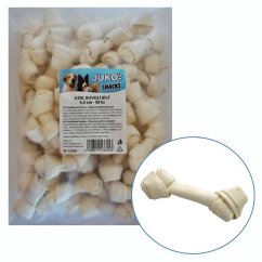 Uzel buvolí bílý JUKO Snacks 6,5 cm (50 ks)