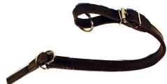 Vypouštěcí vodítko z ploché kůže s obojkem