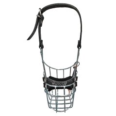 Náhubek zinek/kůže pudl, jezevčík - fena