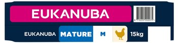 Krmivo EUKANUBA Mature Medium rich in fresh chicken 15kg
