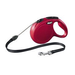Flexi New Classic lanko M 5 m (20 kg) červená