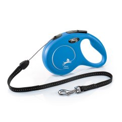 Flexi New Classic lanko S 8 m (12 kg) modrá