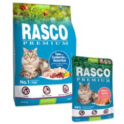 Krmivo Rasco Premium Sterilized tuňák 2kg + 5 kapsiček ZDARMA