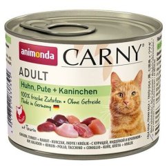 ANIMONDA konzerva CARNY Adult - kuře, krůta+králík 200g