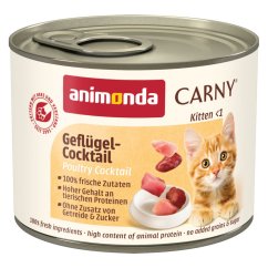 ANIMONDA konzerva CARNY Kitten - drůbeží koktejl 200g