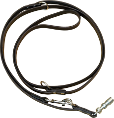 Vypouštěcí vodítko z ploché kůže - kulatá rychlovypouštěcí karabina