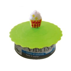 Silikonový kryt na konzervy s donutem