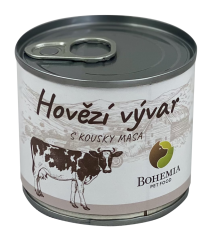 BOHEMIA Hovězí vývar  kousky masa 140ml