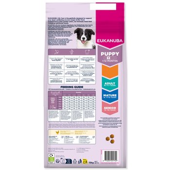 Krmivo EUKANUBA Puppy Medium rich in fresh chicken 15kg