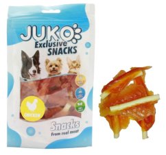 Chicken Soft Mini Jerky with Calcium Bone JUKO Snacks 70 g