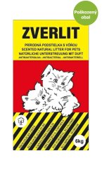 ZVERLIT červený podestýlka hrubá s vůní 6 kg - Poškozený obal - SLEVA 10 %