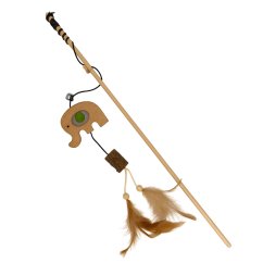 Vábnička dřevěný slon s catnipem